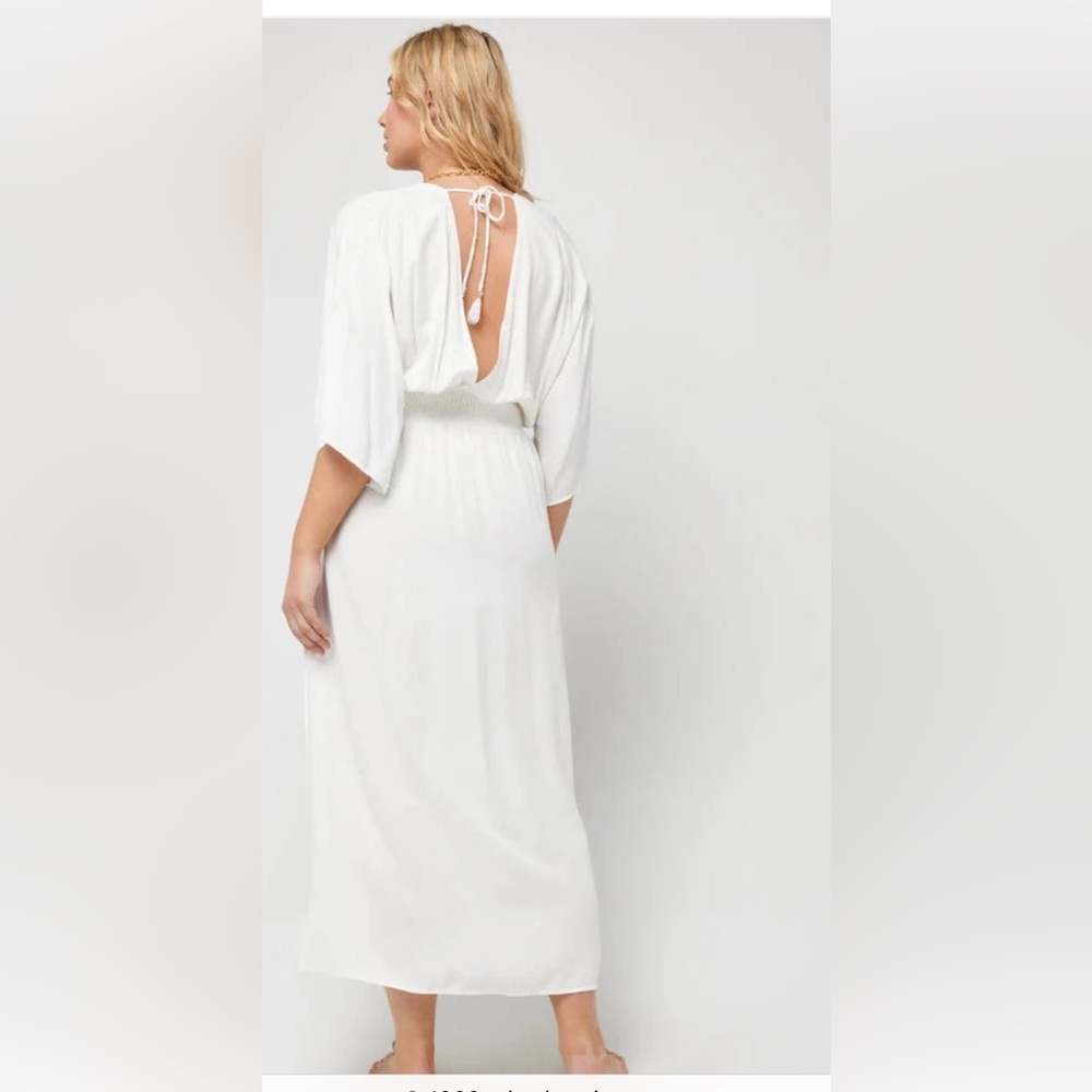 XL⭐️NWT L*Space Cream Sungazer Maxi Waist stretch 21” Comfortably - Picture 2 of 12